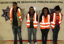 Caen cuatro con armas y droga