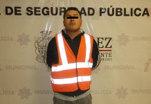 Cae azteca con armas y equipo táctico