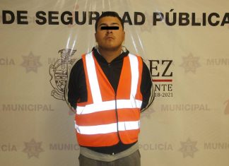 Cae azteca con armas y equipo táctico