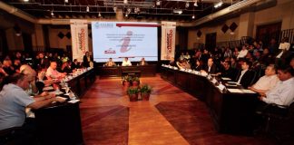 Presenta Cabada proyecto Juárez Iluminado ante medios de comunicación