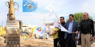 DESENTUERTOS: DRON CASI GOLPEA A GOBERNADOR Y A CABADA