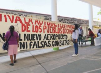 Ahora, pueblos indígenas contra Santa Lucía