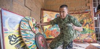 “La disciplina del Ejército no está peleada con el arte”