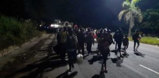 Nueva caravana de migrantes sale de Tapachula, Chiapas