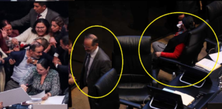 DESENTUERTOS: CON LÁGRIMAS BATEAN AL “AVIADOR”