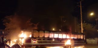 Arde otro camión… ahora por falla eléctrica