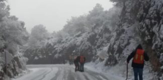 Diversos municipios del estado reportan caída de nieve