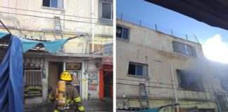 Comienza fuego en edificio con 31 cubanos que piden asilo político