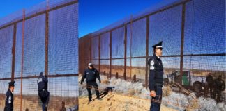 Detectan escalera utilizada para brincar el muro