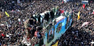 Estampida durante funeral de general iraní deja 40 muertos