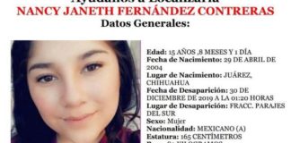 Desaparece jovencita de 15 años en el suroriente