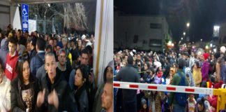 Toman cubanos puente Santa Fe pero los detienen con alambres