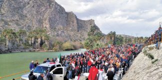 Defenderemos con sangre el agua de la presa: agricultores