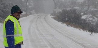 Se cubre de nieve Juárez; amanece a 3 grados bajo cero