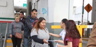 Volantean contra coronavirus en puente Santa Fe