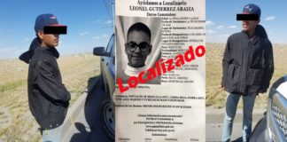 Menor desaparecido argumentó que buscaba a su madre que se fue a El Paso