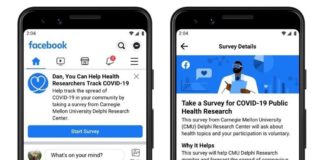 Facebook te interrogará para saber si tienes coronavirus