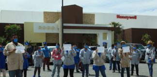 Retan maquilas al Covid-19; miles siguen trabajando