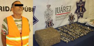 Arrestan a hombre con 7 kilos de marihuana