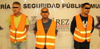 Circulaban con marihuana, cristal y arma 9 mm