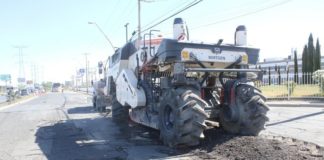 Repavimentan 29 vialidades con la “pavi-monster”