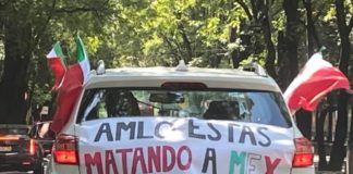 Realizan 4ta caravana Anti-AMLO en la ciudad