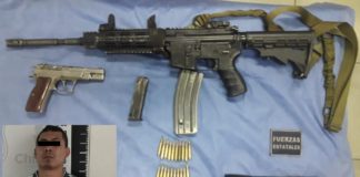Arrestan a integrante del “Cartel del Tigre”; traía armas de grueso calibre
