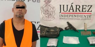 Arrestan a “Mexicle”; tenía arma, cartuchos y más de un kilo de cristal