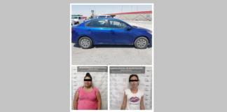 Detienen a prófuga Estadounidense que traficaba inmigrantes; traía placas sobre puestas