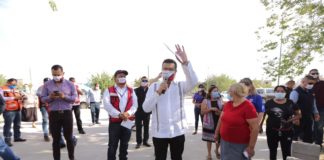 Inician “Juarez Iluminado” en Horizontes del Sur