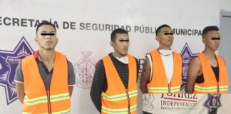 Tras persecución detienen a 4 sicarios “Mexicles” con armas de grueso calibre