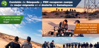 Localizan cuerpo de mujer migrante en desierto de Samalayuca