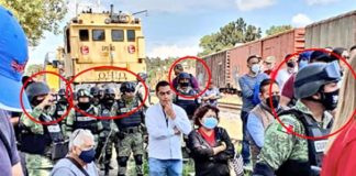 Bloquean trenes ‘en narices’ de Guardia Nacional