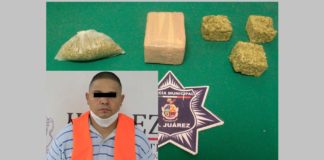 Cargaba más de dos libras de marihuana; es detenido