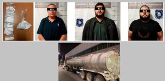 Detienen a 3 “huachicoleros” con 30 mil litros de combustible robado
