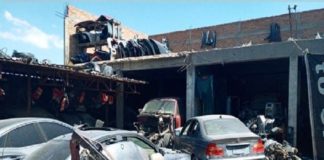 Encuentran en yonque 14 autos robados