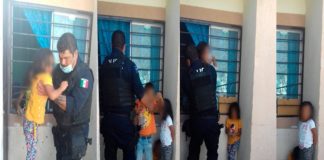 Rescatan a 5 niños de casa donde los dejaron solos