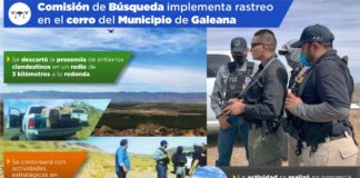 Implementa Comisión de Búsqueda rastreo en cerro de Galeana