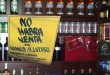 Imponen ley seca de jueves a domingo