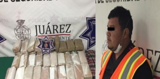 Cruzaría 100 libras de mota a Estados Unidos