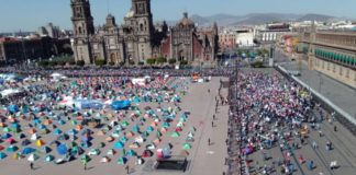 Fracasa ‘marcha del millón’ de AMLO; reúne sólo a 5,700 personas