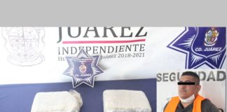 Detienen a sujeto que cargaba 2 ladillos de marihuana