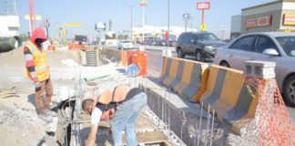 Construye Municipio siete pozos de absorción en el blvr Óscar Flores