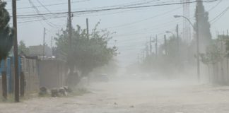 Emiten alerta amarilla por fuertes vientos