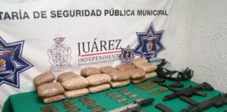 Aseguran armas largas y droga con valor de más de 6 mdp
