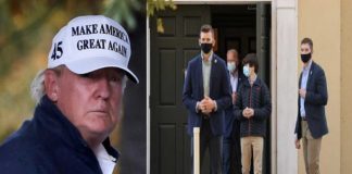 Trump vuelve a su campo de golf; Biden va a misa