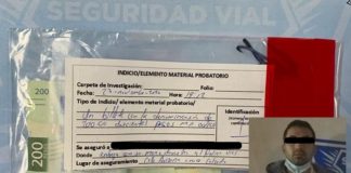 Ofreció soborno de 200 pesotes a policías viales