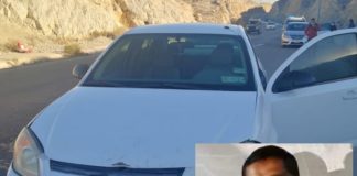 Manejaba auto robado, lo choca y es detenido