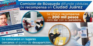 Difunden recompensa para dar con el paradero de personas desaparecidas