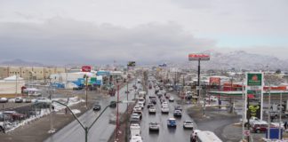 Alertan autoridades por pavimento congelado